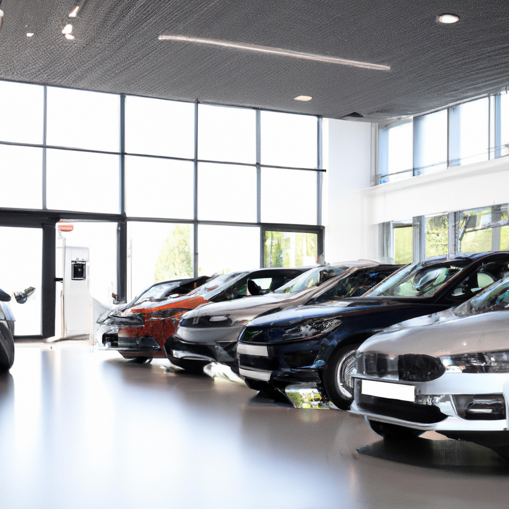 Modern Car Dealership Showroom